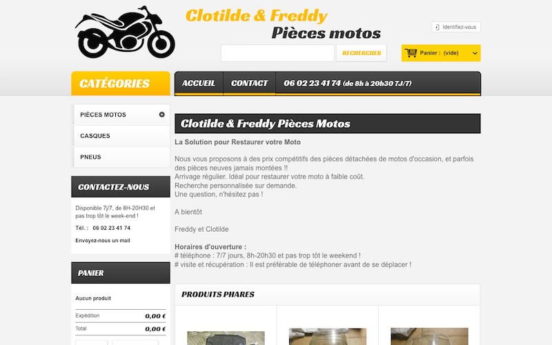 Clotilde & Freddy Pièces motos